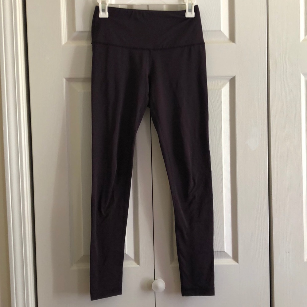 Dark purple athletic leggings